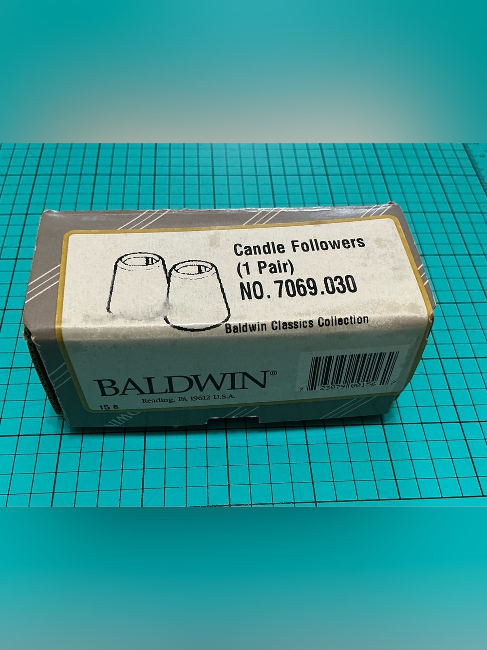 Baldwin Candle Followers 1 Pair